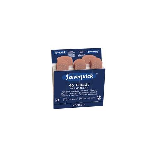 6036CAP Cedorroth Pilferproof Plaster Refill (6 Pk Of 45)