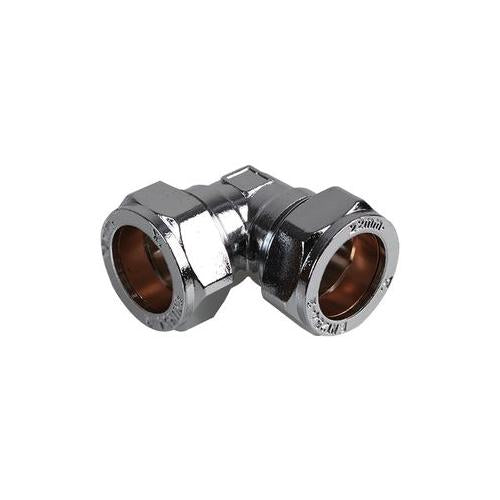 24024312 15mm Elbow, Chrome Compression