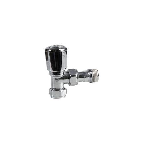 10040670 Radiator Valve, Angle, Cp, 15mm