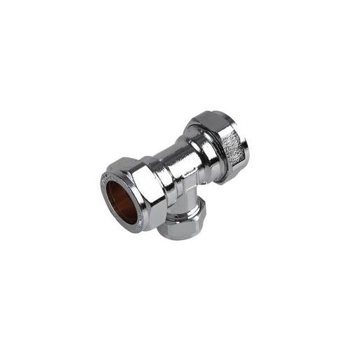 24053811 22X22X15mm Red-Tee, Chrome, Comp