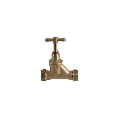 10045105 Stopcock, Brass, 15mm, Bs1010