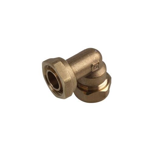 21065244 15mm X1/2" Bent Tap Connector, Comp