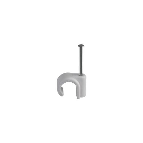 45050121 Pipe Clip, Nail Type, 15mm, (Pk100)