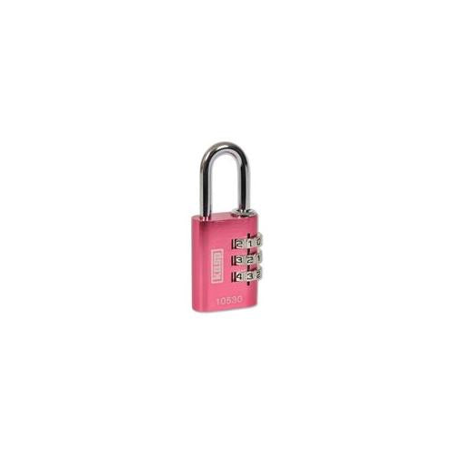 K10530PIND Kasp Security Padlock, Combi, Aluminium, 30mm, Pink