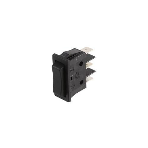 B11D411000000 Molveno Switch, Rocker, Spdt, C Off, Mom, Blk