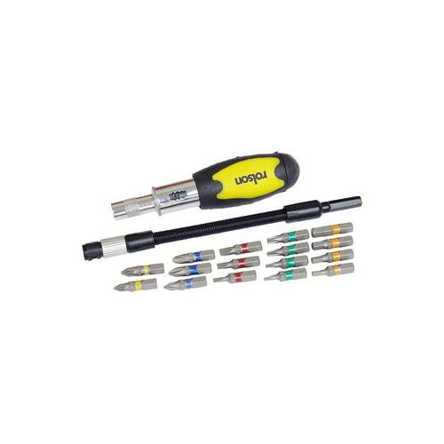 28436 Rolson Tools 18Pc S/Dr & Colour Bit Set