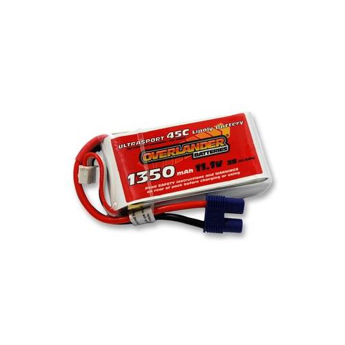 2536 Overlander Battery, Li-Po,11.1V Blade 300X Bnf Heli
