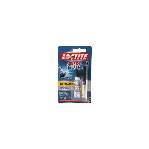 1610142 Loctite Super Glue All Plastics 2 Parts