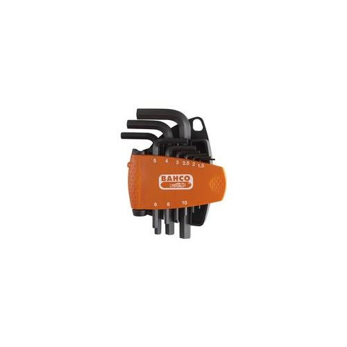BE-9578 Bahco Hex Key Set, Short, 9Pc
