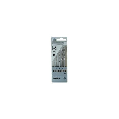2608595525 Bosch Drill Bit Set, Hex Shank Wood, 5Pc