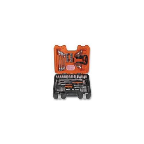 S910 Bahco Socket Set, 1/4 And 1/2", 92 Piece