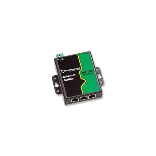SW-005 Brainboxes Ethernet Switch, Industrial 5 Port
