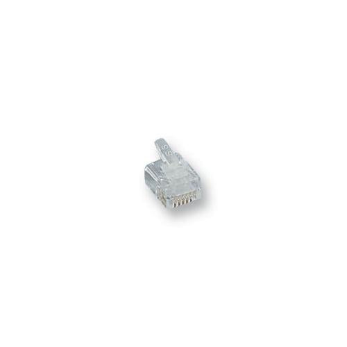 940-SP-3066R Stewart Connector Plug, 6P6C Rounded Unshielded