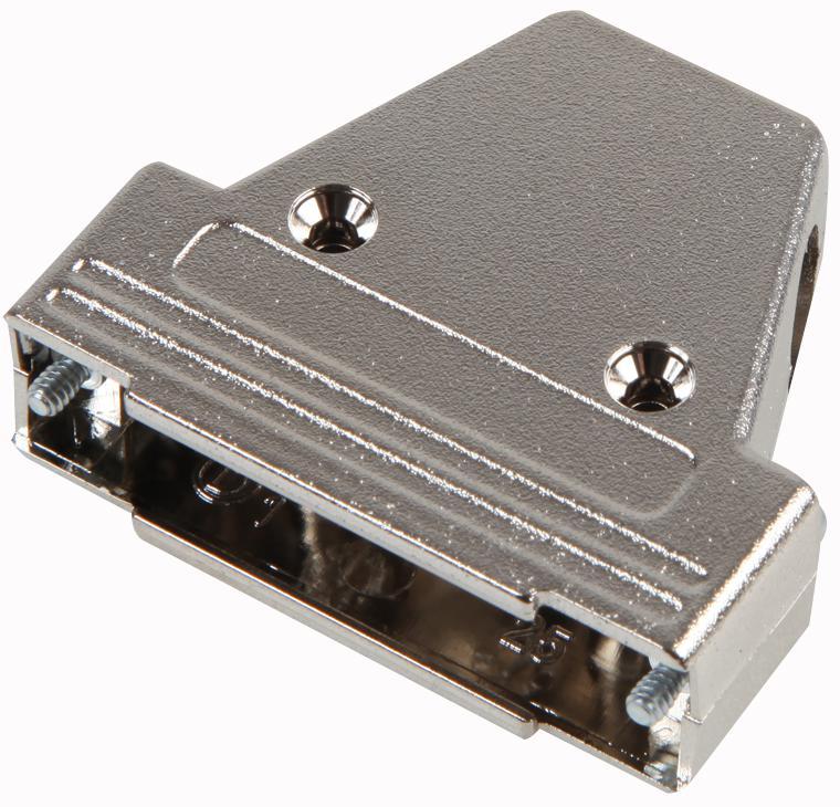 MHTRI-25-M-K Mh Connectors 25 Way Met Plast Dsub Hood Tri Entry