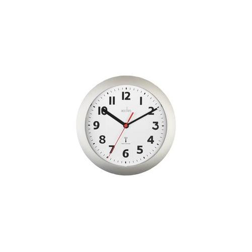 74317 Acctim Clock Msf Rc 23Cm Silver