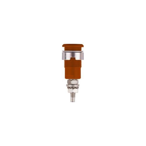 49.7043-22 Multi-Contact 4mm Safety Socket Red, Solder, 32A