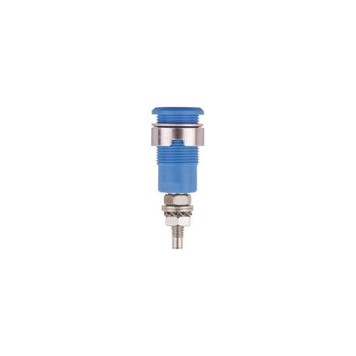 49.7043-23 Multi-Contact 4mm Safety Socket Blue, Solder, 32A