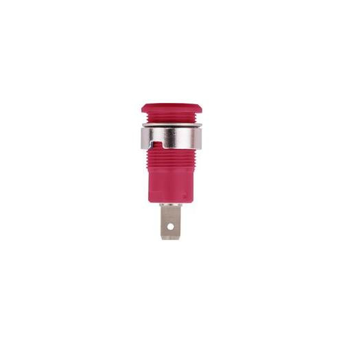 49.7044-22 Multi-Contact 4mm Safety Socket Red, Tabs, 24A