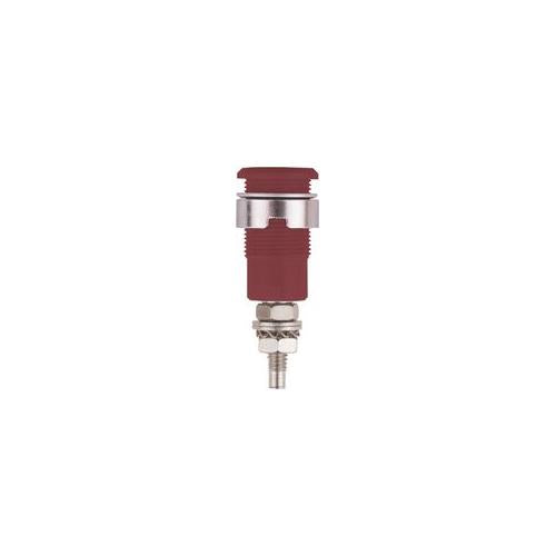 49.7043-27 Multi-Contact 4mm Safety Socket Brown, Solder, 32A