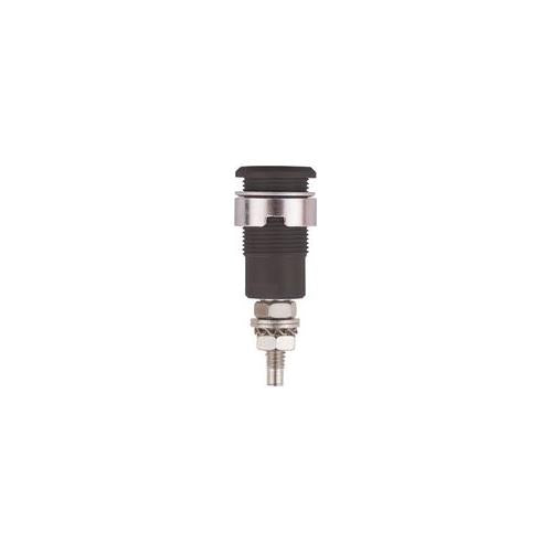 49.7043-21 Multi-Contact 4mm Safety Socket Black, Solder, 32A