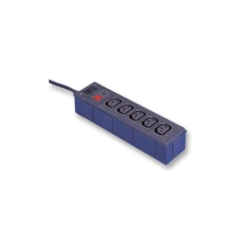 PXD303/050/01/1 Bulgin Outlet, Iec, 5Way, 2M Cable, Bs1363 Plug
