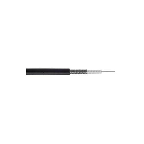 490003-BLK-100 Webro Cable, Coax Rg58 C/U Black 100M