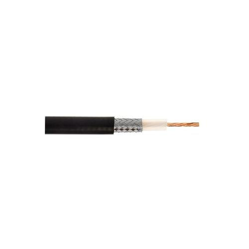 490010-BLK-100 Webro Cable, Coax Rg174A/U Black 100M