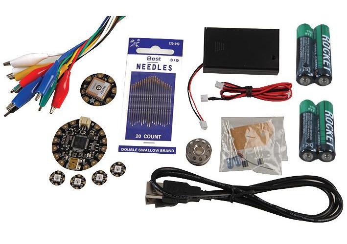 1090 Adafruit Industries Flora, Wearable Gps Starter Pack