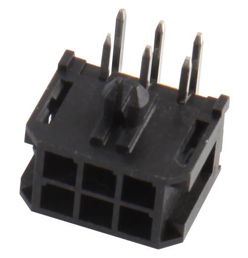 5746-2061 Pro Power Header, Micro Power, 3.0mm, R/A, 6Way