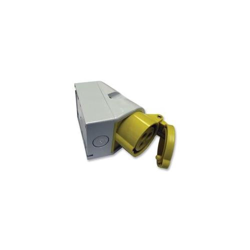 11302 Ceenorm Socket, Panel, 110V, 16A, 2P+E