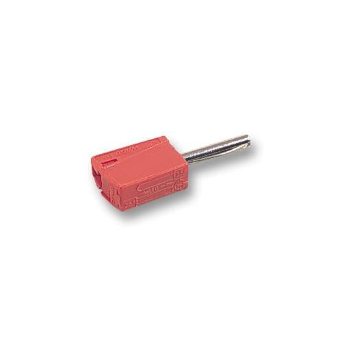 51174966 Wago Plug, 4mm, Cage Clamp, Red, Pk5