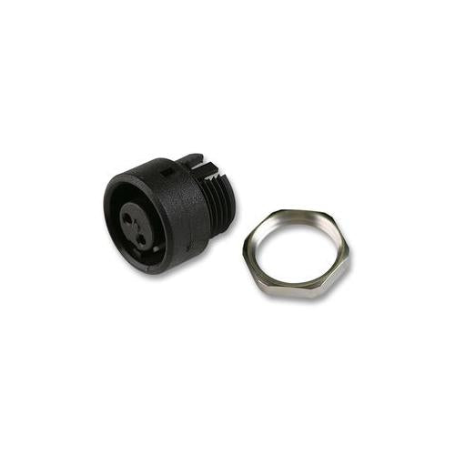 09 0974 00 02 Binder Socket, Panel, 2 Way, Ip40