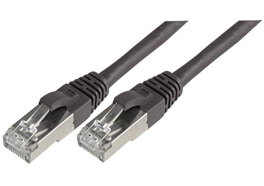 003-010-005-09C Connectix Cabling Systems Patch Lead, Cat 6A, Sftp, Black 0.5M