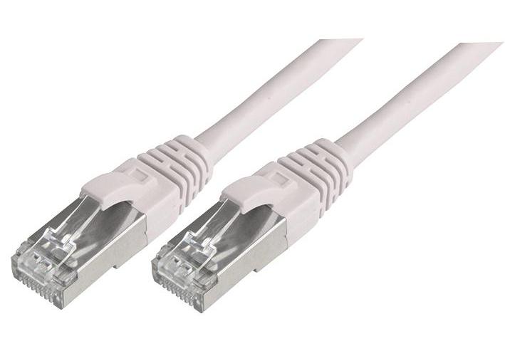003-010-005-02C Connectix Cabling Systems Patch Lead, Cat 6A, Sftp, White 0.5M