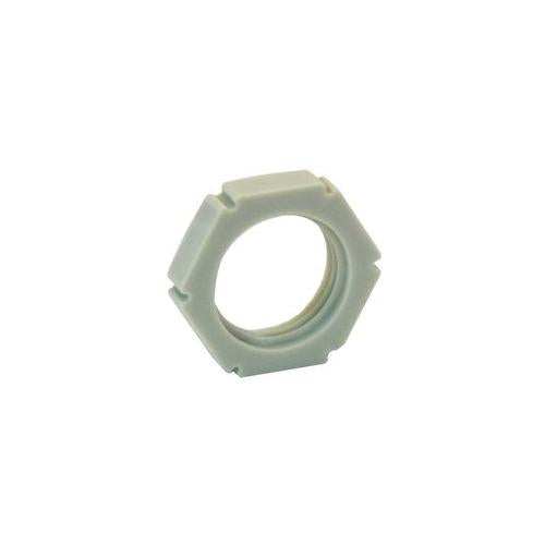 10060771 Wiska Locknut, M16 Grey Polyamide 10Pk