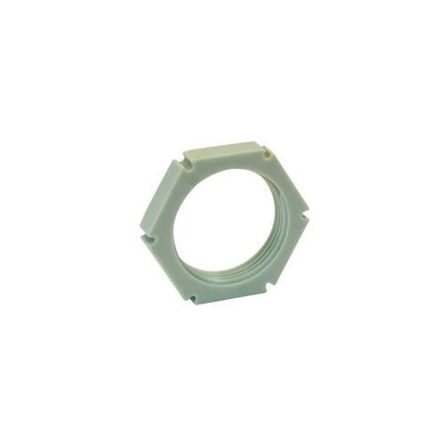 10060776 Wiska Locknut, M50 Grey Polyamide 5Pk