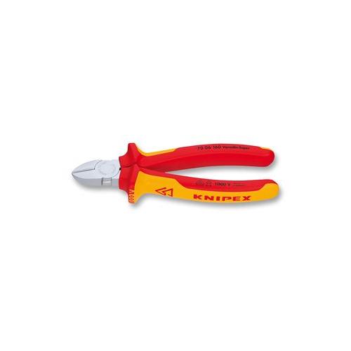 CUTTERS, DIAGONAL, VDE, 160MM , KNIPEX , 7006160