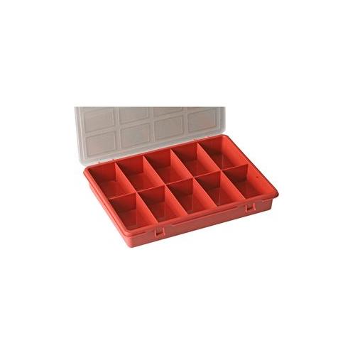 PLASTIC BOX, TEN GRID , DURATOOL , D01829 , STORAGE