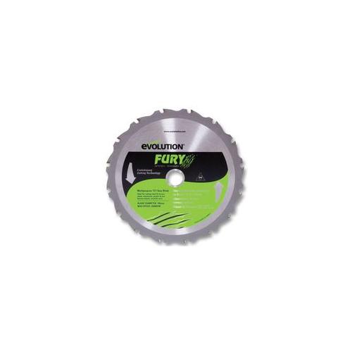 EVOLUTION (POWERTOOLS) - FURY BLADE 185MM - BLADE, M/PURPOSE, TCT, FURY, 185MM