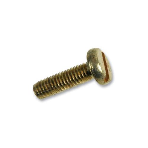 M3x10 BRASS PAN SLOT - M3x10 BRASS PAN SLOT SCREWS 50 pk