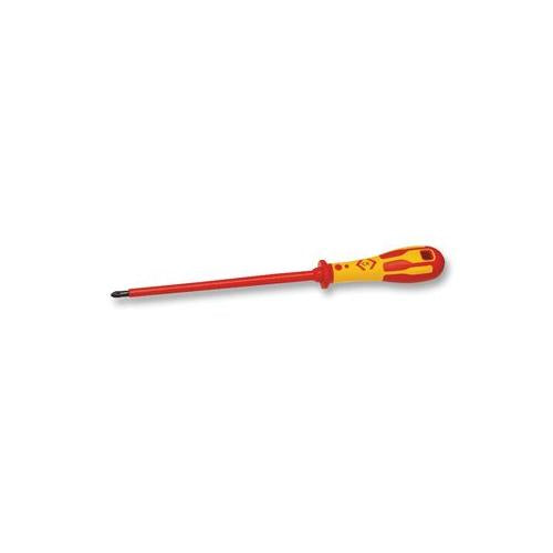 CK TOOLS - T49143-2200 - SCREWDRIVER, VDE, PZ 2, 200MM