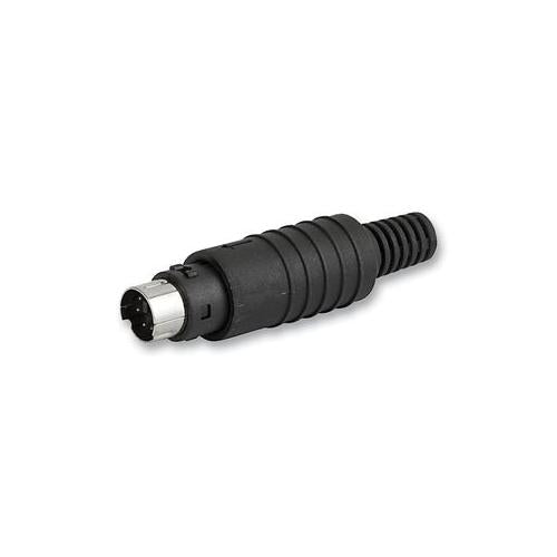 4850.1610 Schurter Plug, Mini-Din, 6 Pin
