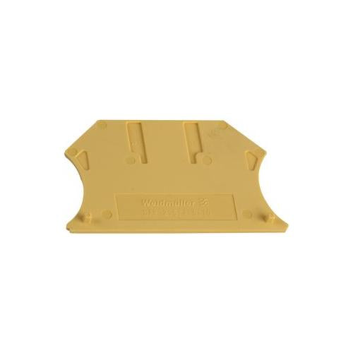1050020000 Weidmuller End Plate, Yellow