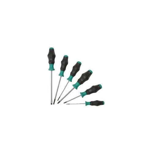 1335/1350/1355/6 Wera Screwdriver Set, Comfort, Sl/Ph/Pz, 6Pc