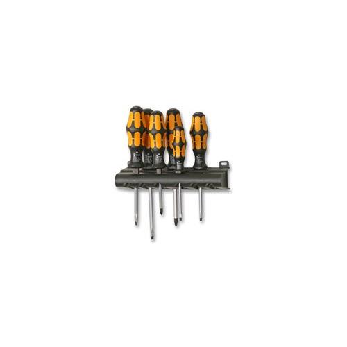 SCREWDRIVER SET, CHISEL, SL/PH, 6PC , WERA , 018282