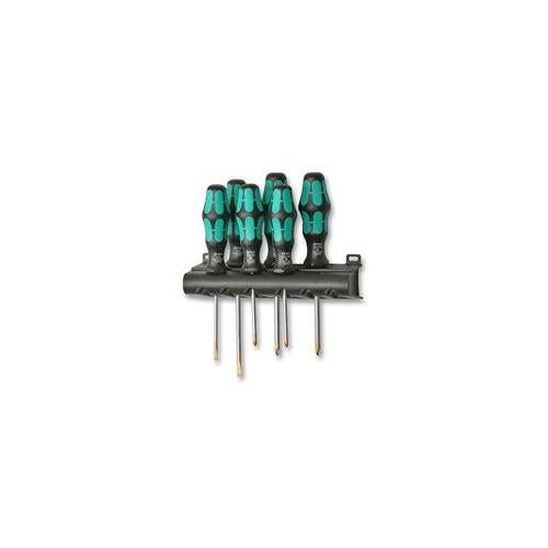 SCREWDRIVER SET, SLOTT/PHILIPS, 6PC , WERA , 105622