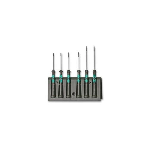SCREWDRIVER, SET, SL-PH, 6PC , WERA , 118150