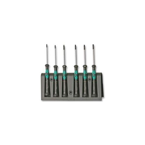 SCREWDRIVER, SET,TAMPERPROOF TORX 6PC , WERA , 118154