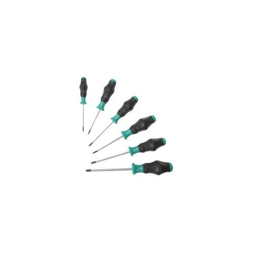 1367/6 Wera Screwdriver Set, Comfort, Torx, 6Pc