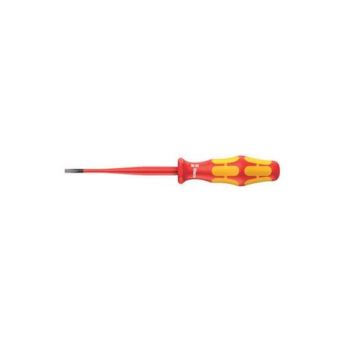 SCREWDRIVER, SLIM-VDE, SL4.0X100 , WERA , 05006441001